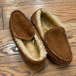 L.L. Bean Women's Brown Suede Loafers Size 9